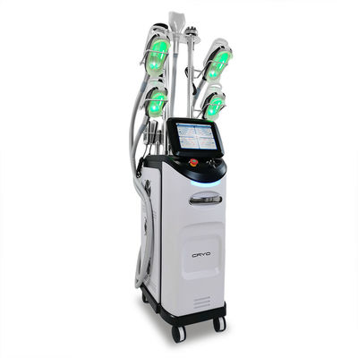 Manijas de la máquina 7 del salón de belleza 800W Cryolipolysis con la cavitación del RF