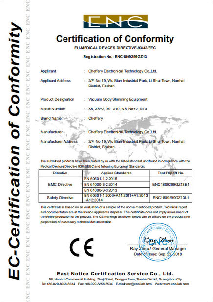 Porcelana Weifang Eva Electronic Technology Co. , Ltd. certificaciones